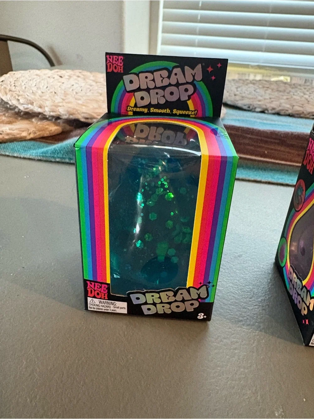 Dream Drop Purple Stress Squeeze Toy